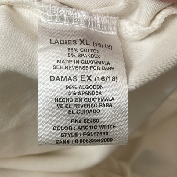 🐮Faded glory cream color shirt🐮 - Picture 4 of 5